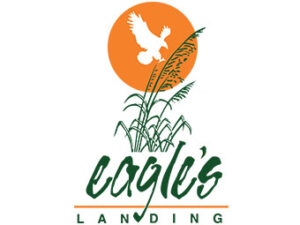 the logo for eagle's landing