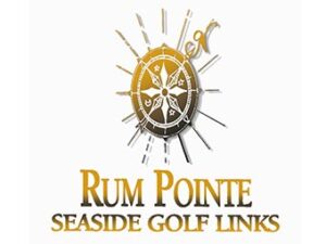 the logo for rum point seaside golf links